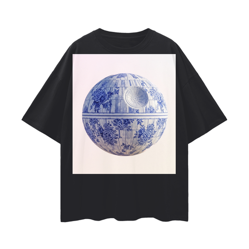 Death Star Oversize Deep Drop Shoulder Tee - 200 GSM