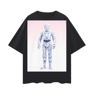 C3-PO Oversize Deep Drop Shoulder Tee - 200 GSM