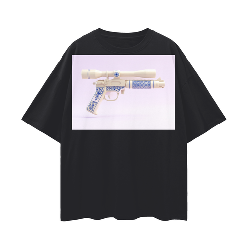 Han Solo Blaster Oversize Deep Drop Shoulder Tee - 200 GSM