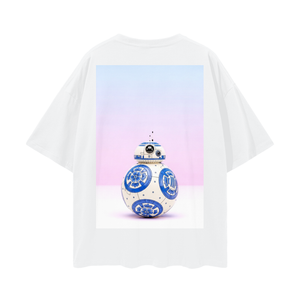 BB-8 Vert Oversize Deep Drop Shoulder Tee - 200 GSM