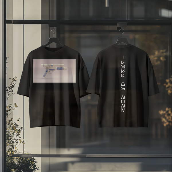 Han Solo Blaster Oversize Deep Drop Shoulder Tee - 200 GSM