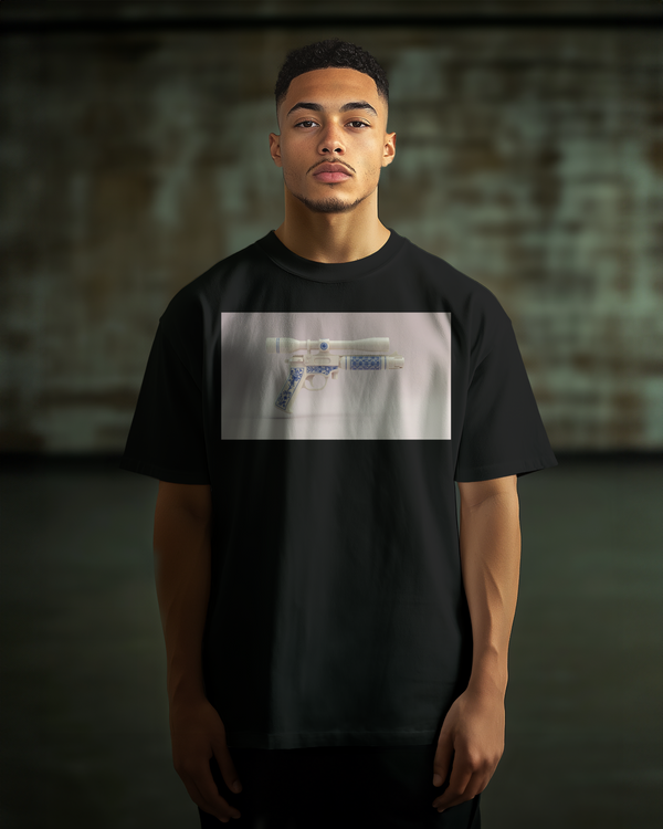 Han Solo Blaster Oversize Deep Drop Shoulder Tee - 200 GSM