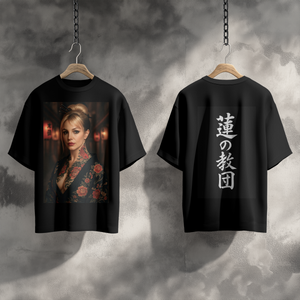 ブリトニー Oversize Deep Drop Shoulder Tee - 200 GSM