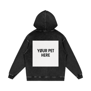 Custom Pet Acid Wash Oversize Hoodie - 420 GSM