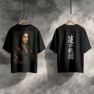 メーガン Oversize Deep Drop Shoulder Tee - 200 GSM