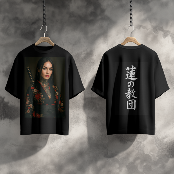 メーガン Oversize Deep Drop Shoulder Tee - 200 GSM