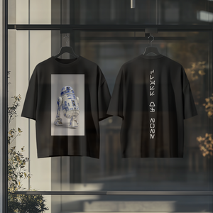 R2-D2 Oversize Deep Drop Shoulder Tee - 200 GSM