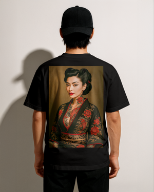 Reina (怜奈 / 麗奈) Oversize Deep Drop Shoulder Tee - 200 GSM