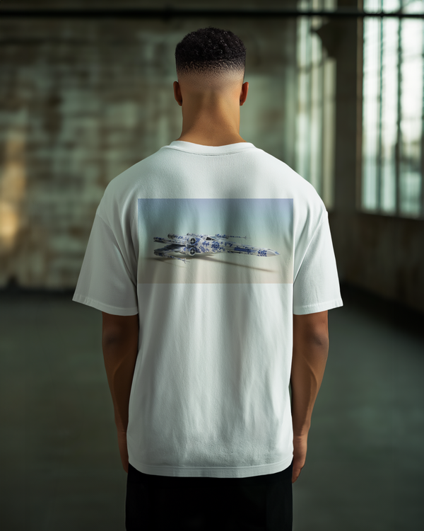 X-Wing Oversize Deep Drop Shoulder Tee - 200 GSM