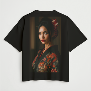 Yui (唯 / 結衣) Oversize Deep Drop Shoulder Tee - 200 GSM