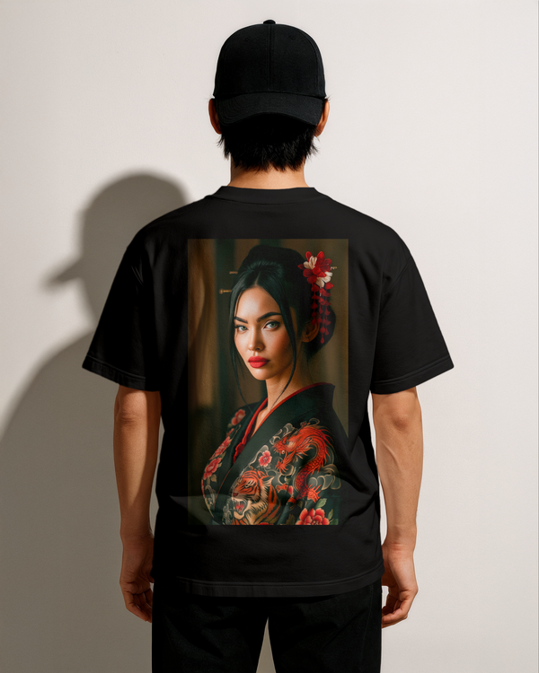 Yui (唯 / 結衣) Oversize Deep Drop Shoulder Tee - 200 GSM