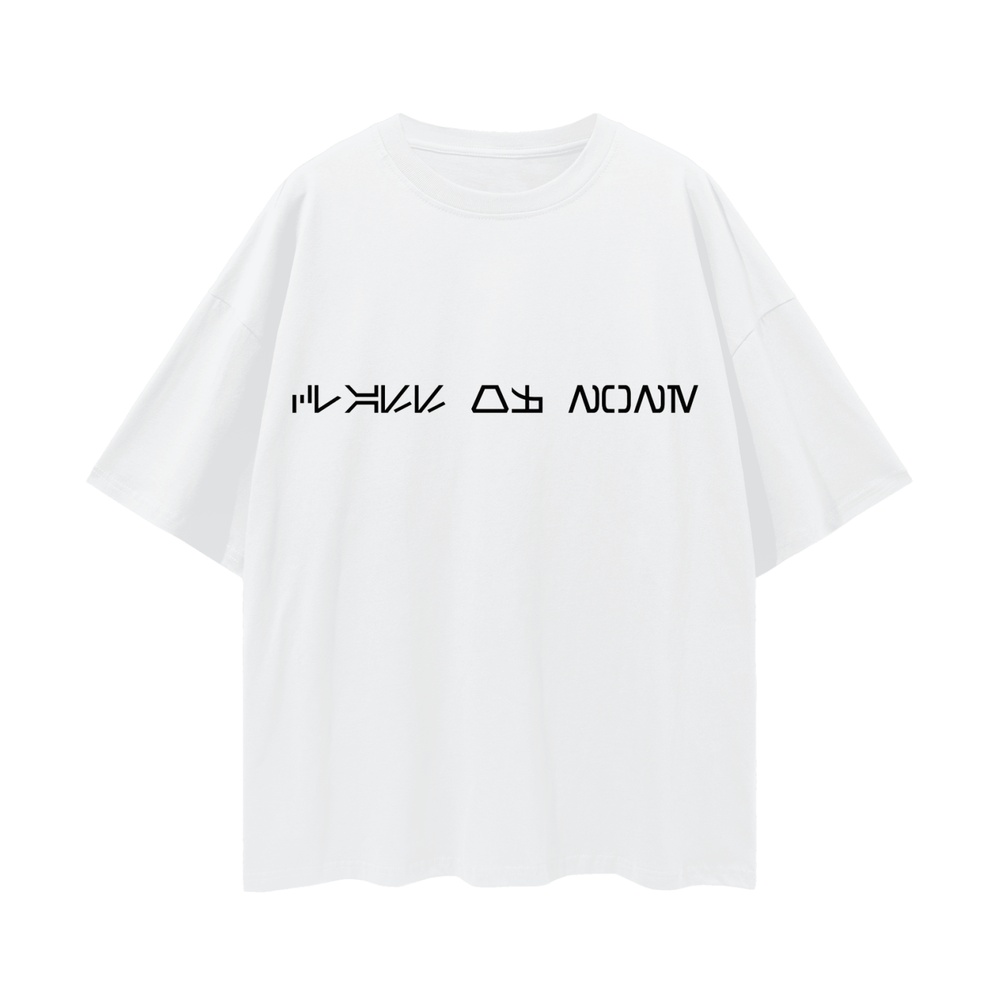 BB-8 Vert Oversize Deep Drop Shoulder Tee - 200 GSM