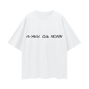 X-Wing Oversize Deep Drop Shoulder Tee - 200 GSM