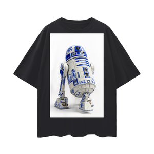 R2-D2 Oversize Deep Drop Shoulder Tee - 200 GSM