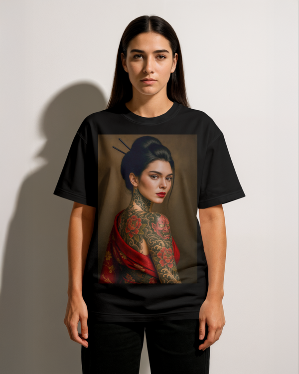 ケンダル Oversize Deep Drop Shoulder Tee - 200 GSM