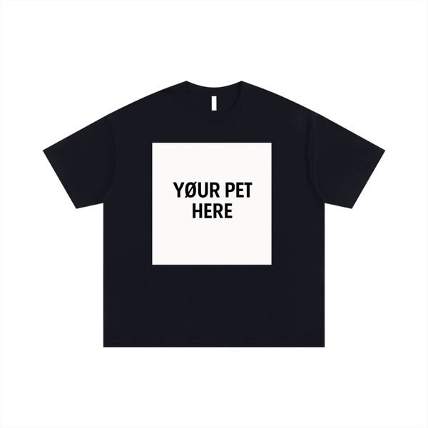 Custom Pet Oversized T-shirt 250GSM